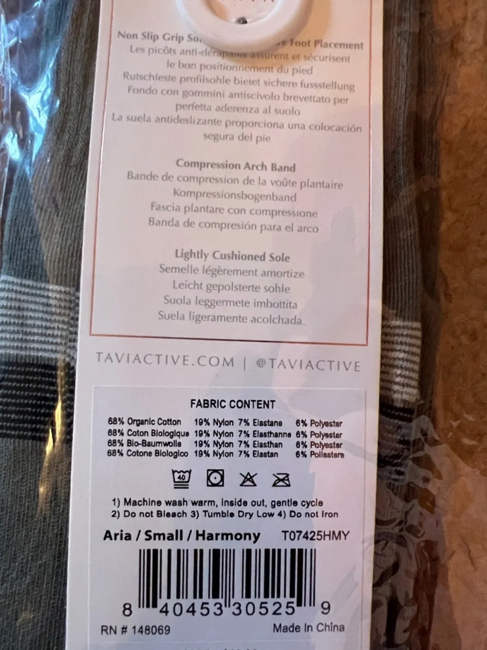 2 PAIRS - Tavi Aria Grip Socks - Picture 5 of 5